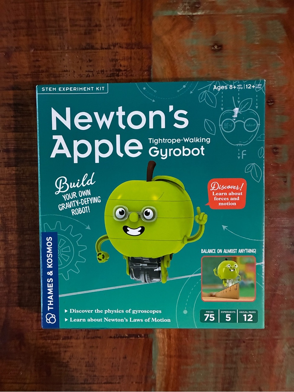 Thames & Kosmos Newton's Apple Tightrope-Walking Gyrobot kit